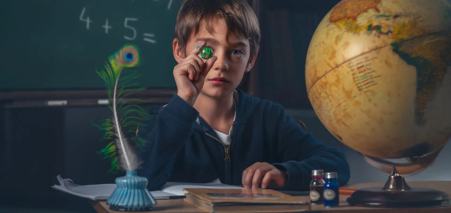 Photographe scolaire en intervention dans une école
